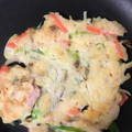 おからちゃん♫'s cooksnap of when they made かき揚げ救済☆やみつきかき揚げチヂミ.