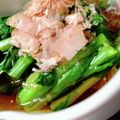 pyonpoco's cooksnap of when they made お出汁でいただく菜の花のおひたし。.
