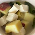 しーざあ's cooksnap of when they made ほっこり温まる♡さつま芋とわかめの味噌汁.
