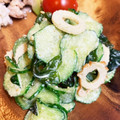 どんぐりきのこ's cooksnap of when they made ワカメときゅうりのごまマヨ和え.