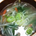 ☆★ケイト★☆'s cooksnap of when they made もやし&ニラの野菜たっぷり中華スープ.