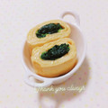 まあまま☆0403's cooksnap of when they made お弁当。卵焼き、ほうれん草巻き.