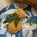 レイ・ヨシコ's cooksnap of when they made エビしんじょのぶぶあられ和えエビマヨ風味.