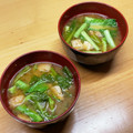 yokon☆'s cooksnap of when they made ほうれん草と薄揚げの味噌汁.