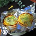haruku221's cooksnap of when they made 余った餃子の皮で☆しらすと大葉のミニピザ.