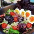 かおりかざり's cooksnap of when they made おひとりさまのレタスベーコンで簡単サラダ.