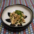 バカリャウ's cooksnap of when they made 鶏ささみとエノキ･ピーマンのナムル.