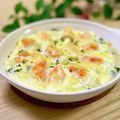 サヤスカマカン's cooksnap of when they made ゆでたまご＆ほうれん草のシンプルグラタン.