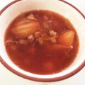 花花里's cooksnap of when they made 納豆キムチスープ.