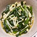 ma616y's cooksnap of when they made ほうれん草とエノキの煮浸し.