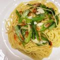 kpえもん♪'s cooksnap of when they made 桜海老と小松菜のペペロンチーノ.