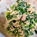 くまえる's cooksnap of when they made 春菊とツナのマヨネーズ和え.