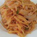 Citycycles's cooksnap of when they made 水漬けパスタの糸引くナポリタン.