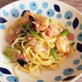 トモ２'s cooksnap of when they made 和風ペペロン？エビとピーマンの辛口パスタ.