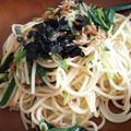 SaChi_2020's cooksnap of when they made ☆ねぎと桜えびの和風パスタ☆.