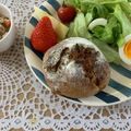  milkchoco's cooksnap of when they made いちぢく＆胡桃のセミハードパン HBで♪.