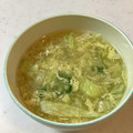 しげその's cooksnap of when they made とろとろ玉子&シャキシャキレタスのスープ.