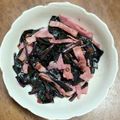 かわR995NR☆'s cooksnap of when they made 金時草(ハンダマ)とベーコンの炒めもの.
