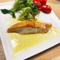 ひざやん's cooksnap of when they made 金目鯛のポワレレモンバターソース.