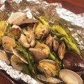 k☆mao's cooksnap of when they made 菜の花とあさりのペペロン焼き.