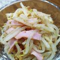 SaChi_2020's cooksnap of when they made もやしとハムのゴマポン酢和え.