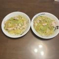 クックZHTD97☆'s cooksnap of when they made ｷｬﾍﾞﾂとささみのあんかけ塩焼きそば！.