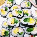 リトルキャラメル's cooksnap of when they made 菜の花の巻き寿司.
