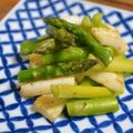 taruママ's cooksnap of when they made いかとアスパラガスのガーリックバター炒め.