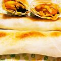 なとか's cooksnap of when they made かぼちゃとれんこんの春巻き.
