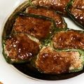 なっしー♫'s cooksnap of when they made ピーマンの肉詰め.
