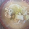 KAORU4649's cooksnap of when they made 粕汁♪豚と根菜の酒かす汁♪簡単基本.