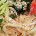 sa☆ti's cooksnap of when they made 簡単！バンバンジー風サラダうどん.