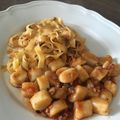 Yokchina's cooksnap of when they made 米粉ニョッキ☆トマト肉みそあん.
