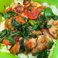 irururu's cooksnap of when they made 鶏肉とトマト、香菜のエスニック炒め.