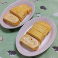 赤い電話's cooksnap of when they made 5年食べ続けてるだし巻き風卵焼き.