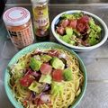 ebipeco's cooksnap of when they made アボカドとマグロのサラダ7＆冷製パスタ.