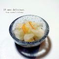 inyako's cooksnap of when they made らっきょう酢で聖護院大根の甘酢漬け☆.