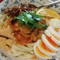 パピーン's cooksnap of when they made ナンジートゥッ♫ ミャンマー風混ぜうどん.