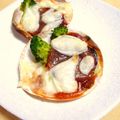 ほなみつ's cooksnap of when they made *餃子の皮de簡単ピザ*.