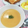 在宅勤務のおじさん's cooksnap of when they made ハンドブレンダーで簡単人参ポタージュ☆.