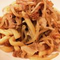 yukksmi's cooksnap of when they made ランチに♪乾麺で焼うどん♪.