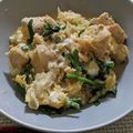 しらたまこむぎ's cooksnap of when they made 鶏肉とニラの卵とじ丼.