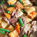 ひとりとみんな's cooksnap of when they made 牛すじ肉と厚揚げの煮物.