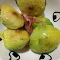 クック7M61NW☆'s cooksnap of when they made 簡単☆芽キャベツのベーコン炒め.
