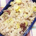 わたさな2016's cooksnap of when they made ゆず皮とさつまいもの炊き込みご飯.