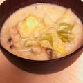 しおりんり's cooksnap of when they made シーチキンの豆乳おみそ汁.