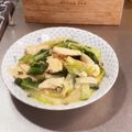 ミアンミアン's cooksnap of when they made チンゲン菜と胸肉の☆さっぱり塩レモン炒め.