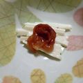 ★ほのどんママ★'s cooksnap of when they made 山芋短冊の梅肉乗せ.