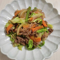 Pappyko's cooksnap of when they made 簡単！ 牛肉と野菜・焼き肉のたれ炒め.