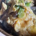 さおりんば's cooksnap of when they made 小松菜としめじの豚バラ中華あんかけ丼.